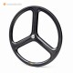 700C 25mm Wide 3 Spokes Clincher / Tubular Wheel